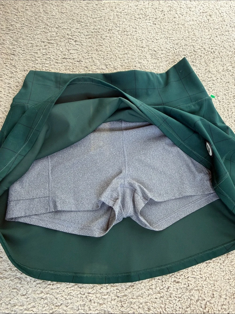 Vuori Women's Teal Athletic Mini Skort